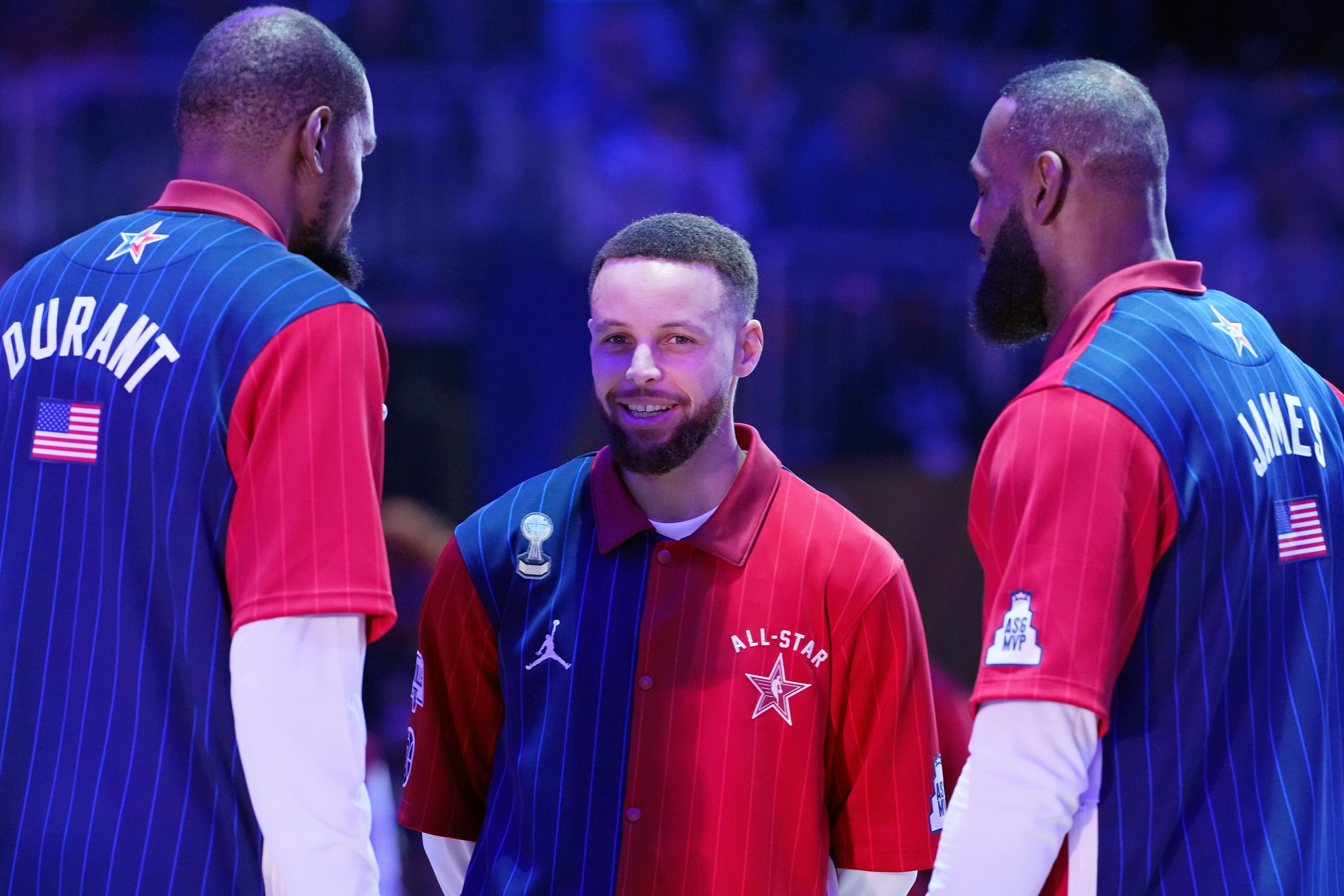 美国队！NBA全明星正赛选人：詹杜库眉+哈登+绿军双探花同队